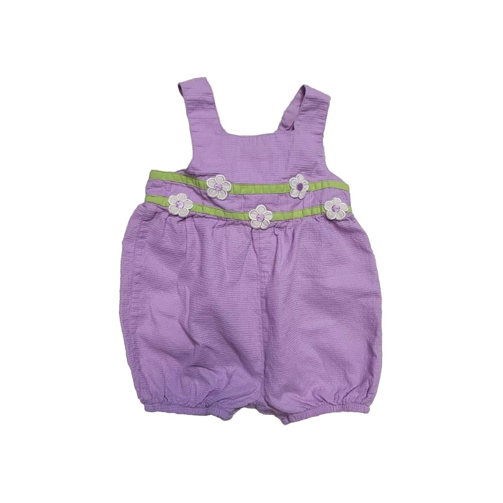 Buster Brown Girls Romper  12 Months Purple